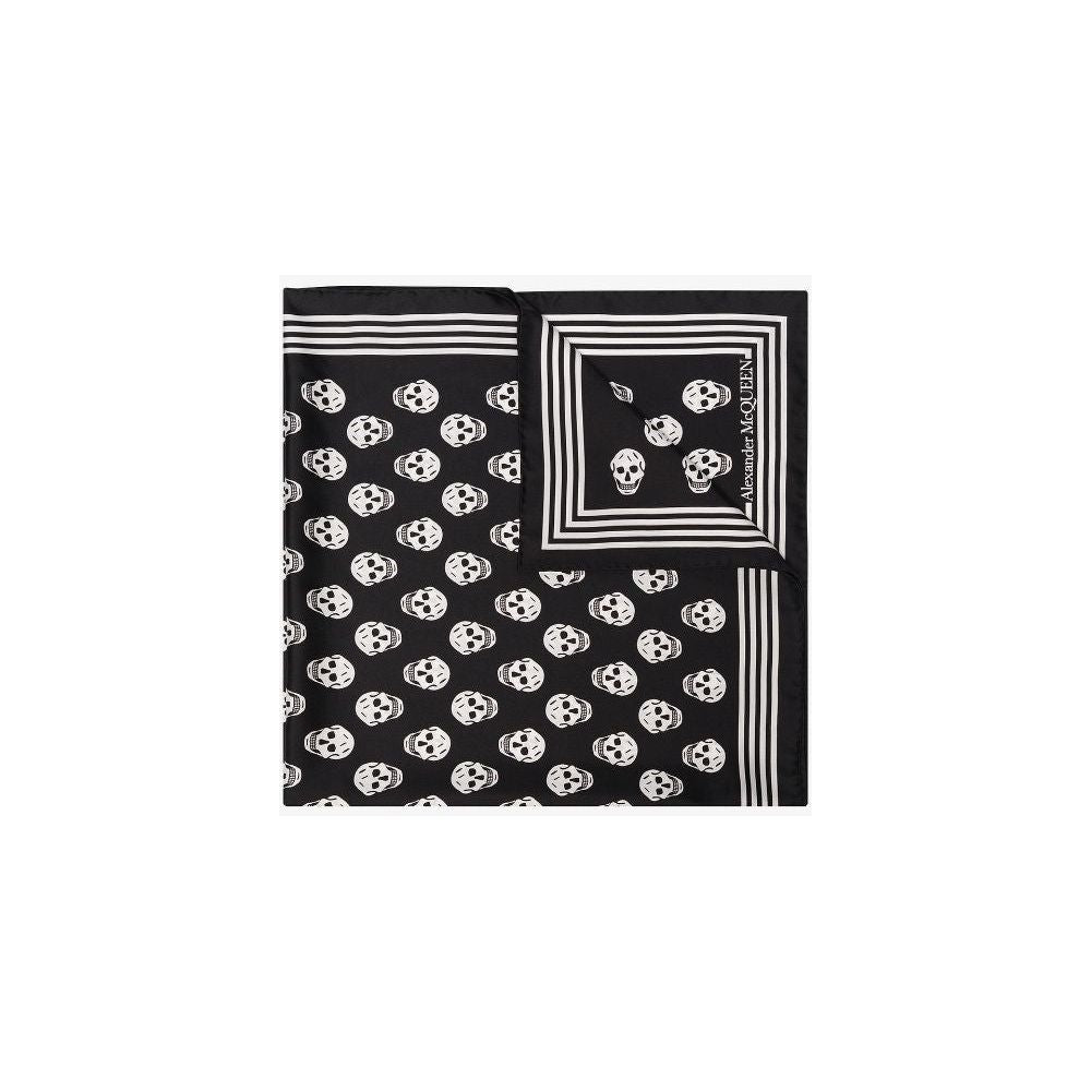 Alexander McQueen Scarfs Black Scarves Hats & Gloves Alexander Mcqueen Light Gray