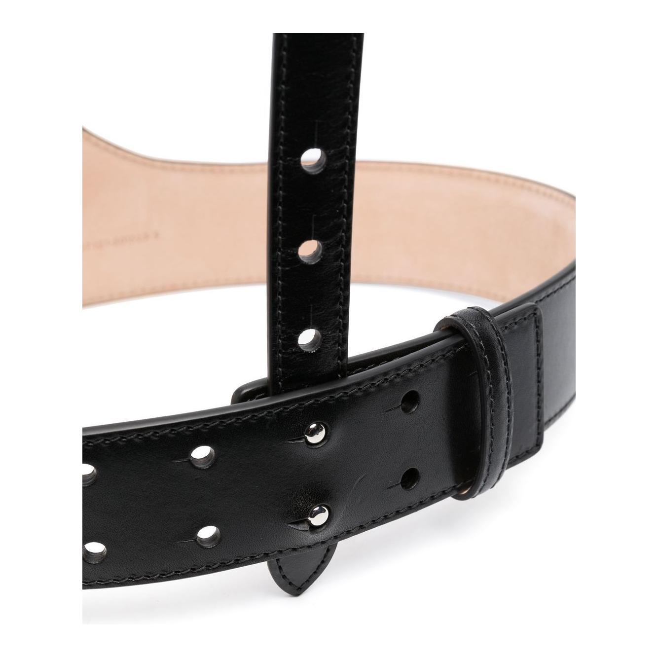 Alexander McQueen Y-shaped leather braces Black Other Alexander Mcqueen Dark Slate Gray