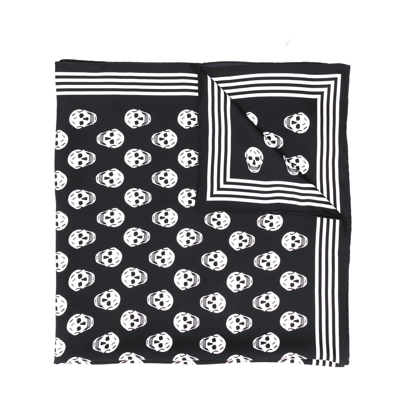 Alexander McQueen Scarfs Black Scarves Hats & Gloves Alexander Mcqueen Dark Slate Gray