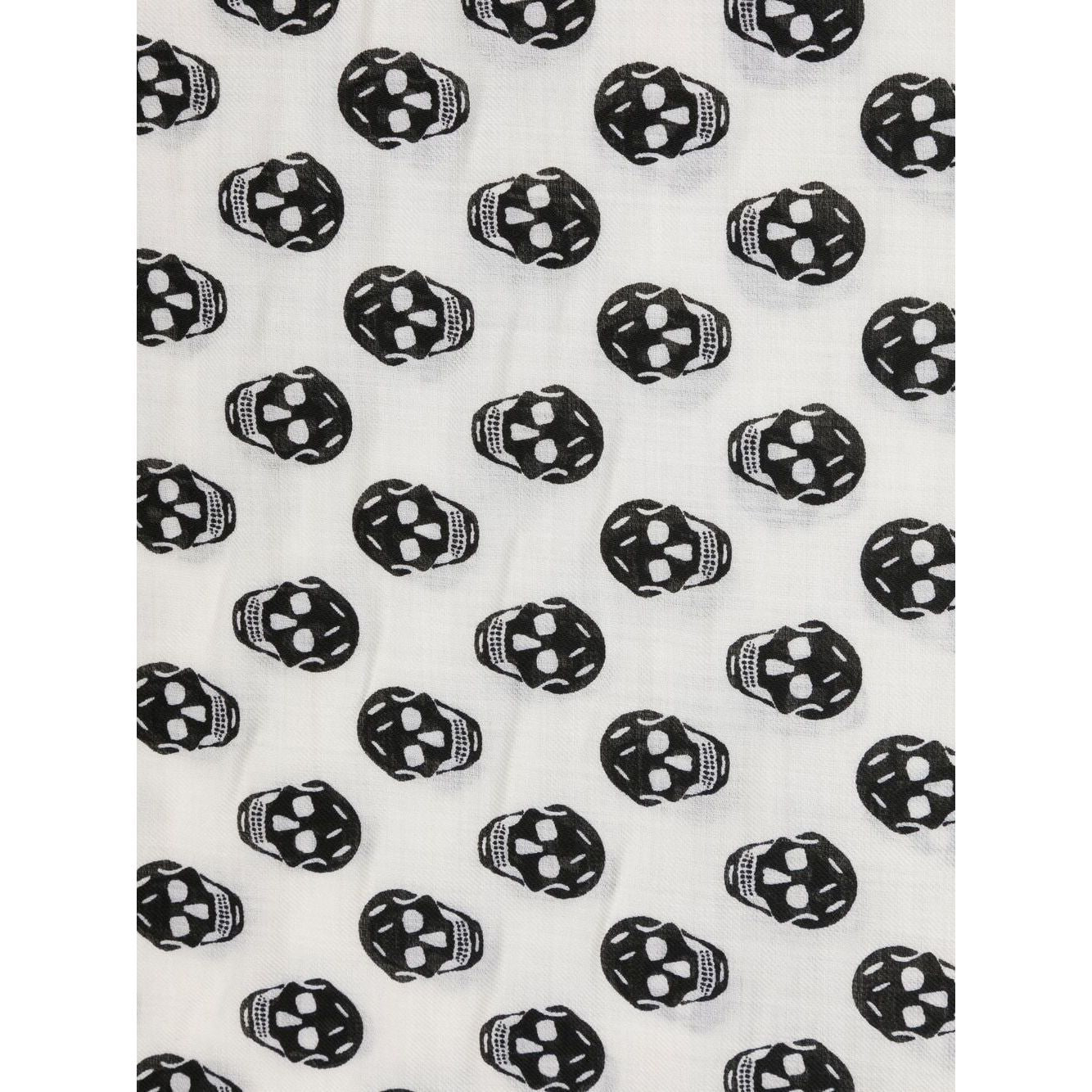 Alexander McQueen Scarfs White Scarves Hats & Gloves Alexander Mcqueen Dark Slate Gray