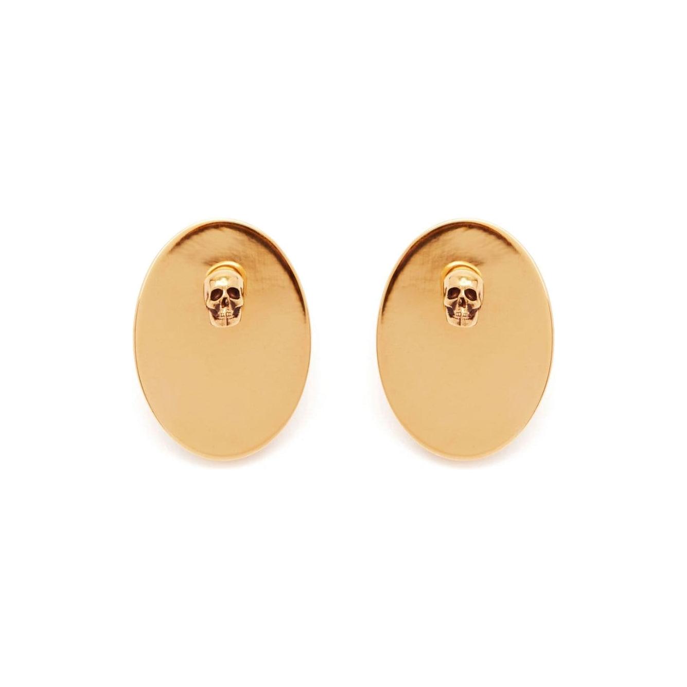 Alexander McQueen Bijoux Golden Jewellery Alexander Mcqueen Tan
