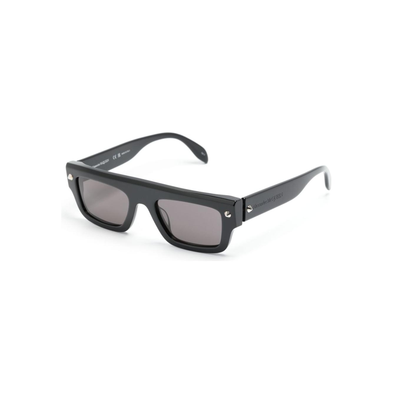 Alexander McQueen Sunglasses Black Sunglasses Alexander Mcqueen Dim Gray