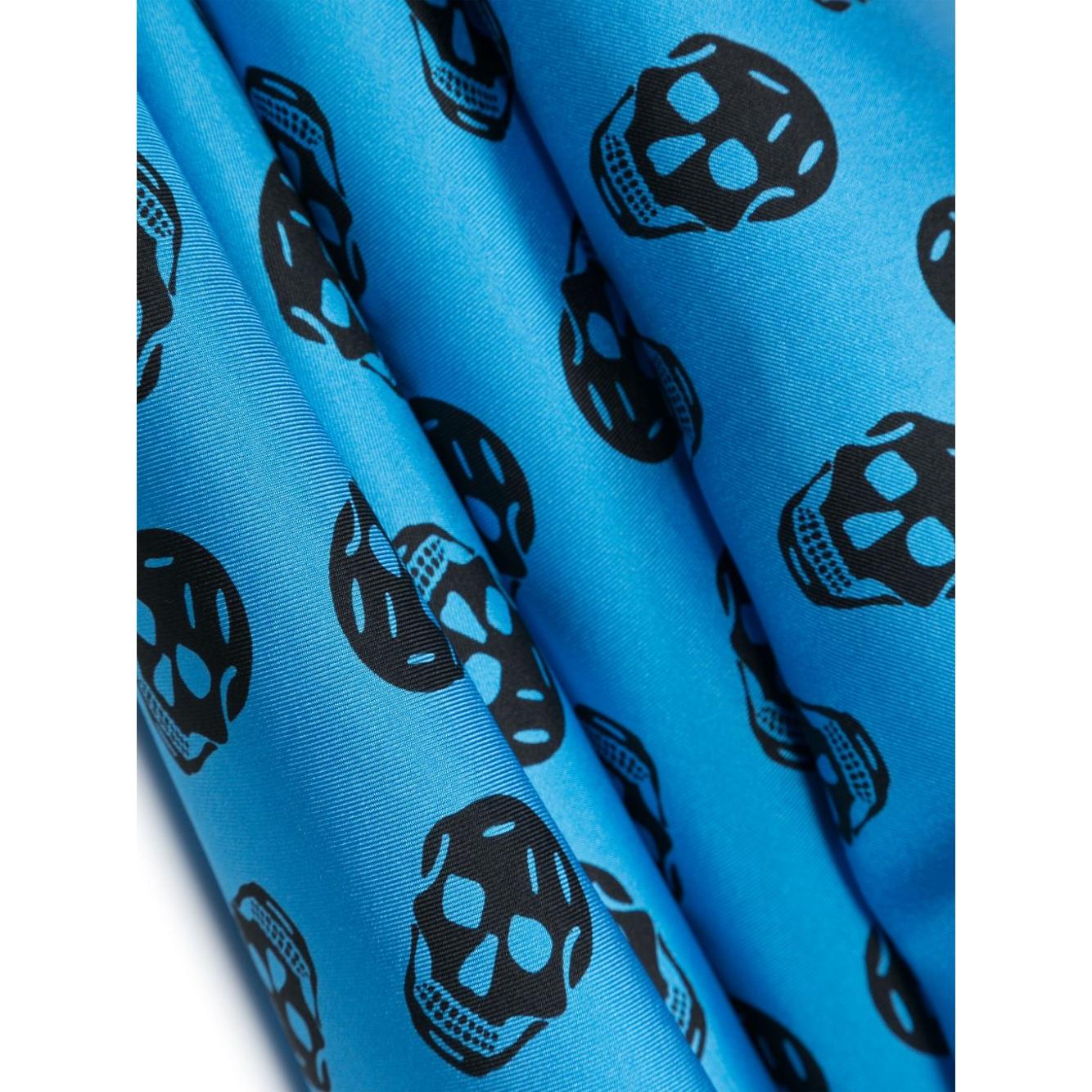 Alexander McQueen Scarfs Blue Scarves Hats & Gloves Alexander Mcqueen Steel Blue