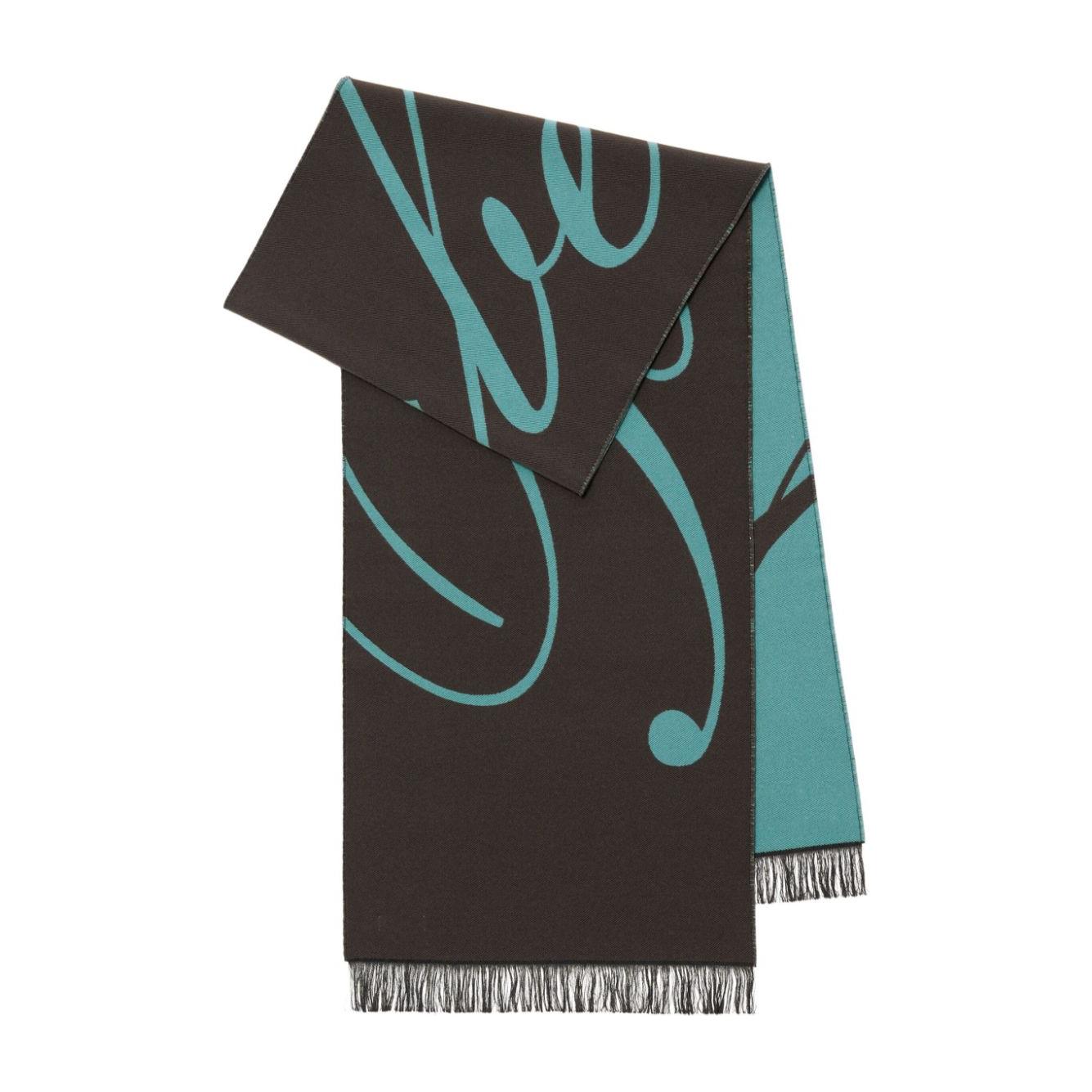 Burberry Scarfs Clear Blue Scarves Hats & Gloves Burberry Dark Slate Gray