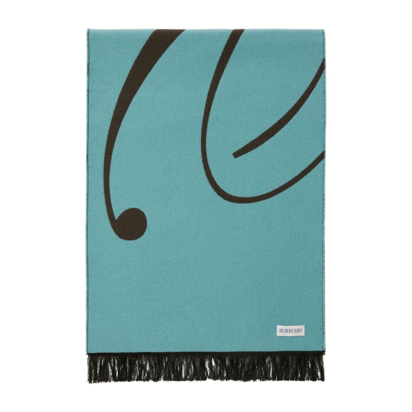 Burberry Scarfs Clear Blue Scarves Hats & Gloves Burberry Cadet Blue