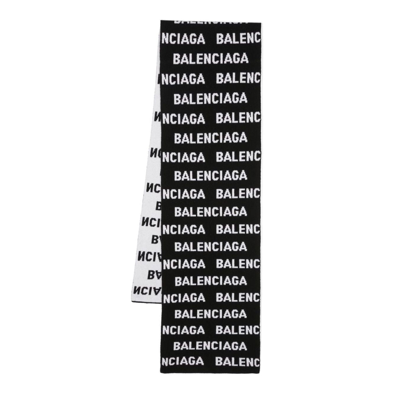 Balenciaga Bal Horizontal scarf Scarves Hats & Gloves Balenciaga Black