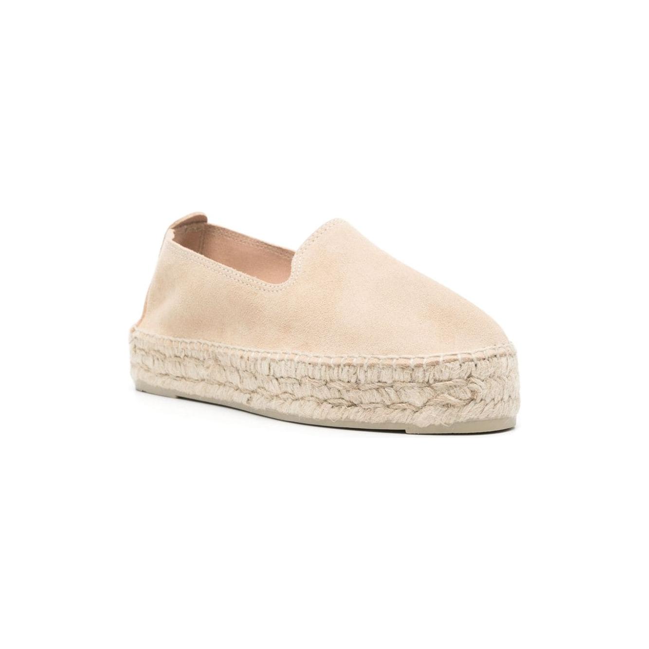 MANEBI Flat shoes Beige Espadrilles Manebi Wheat