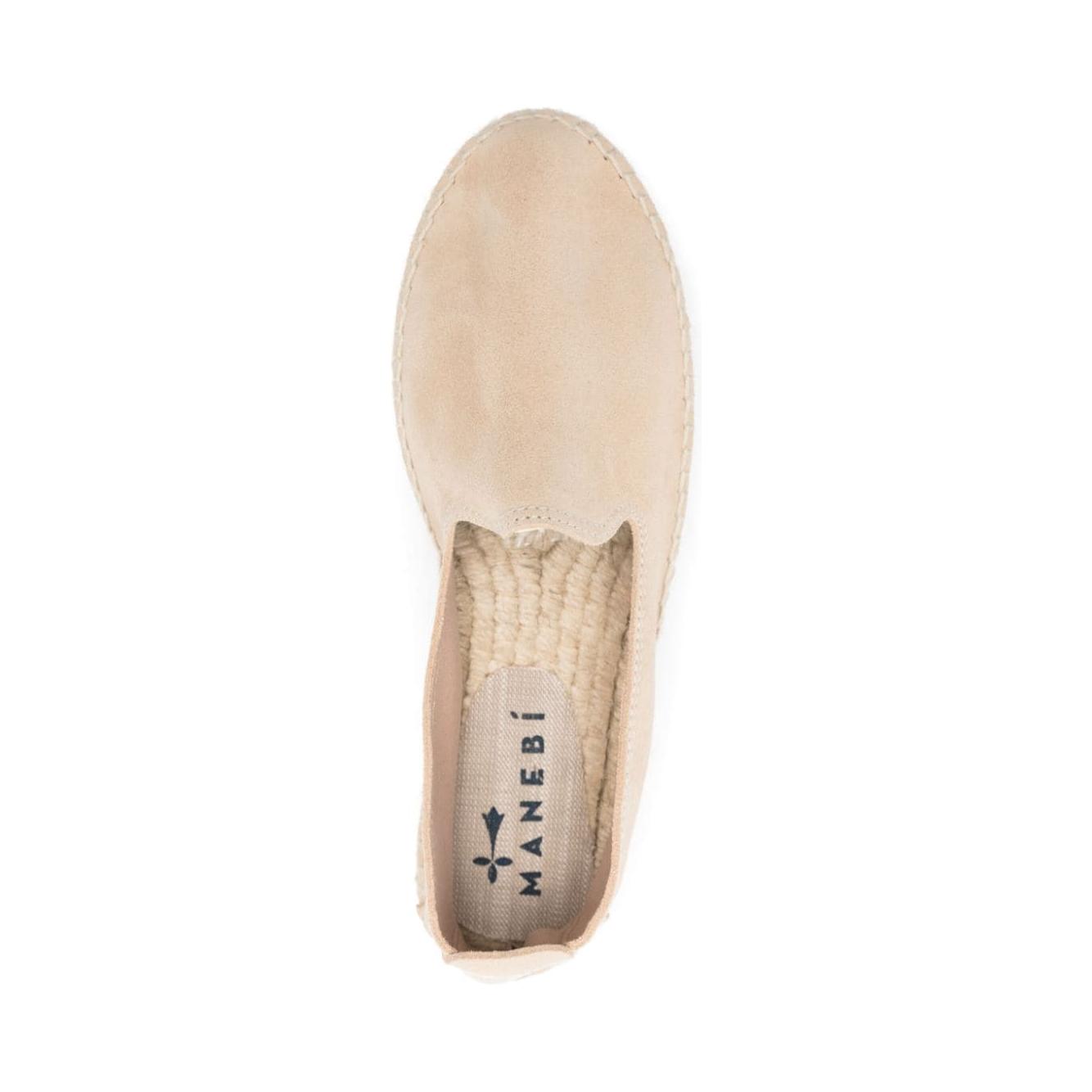 MANEBI Flat shoes Beige Espadrilles Manebi Wheat