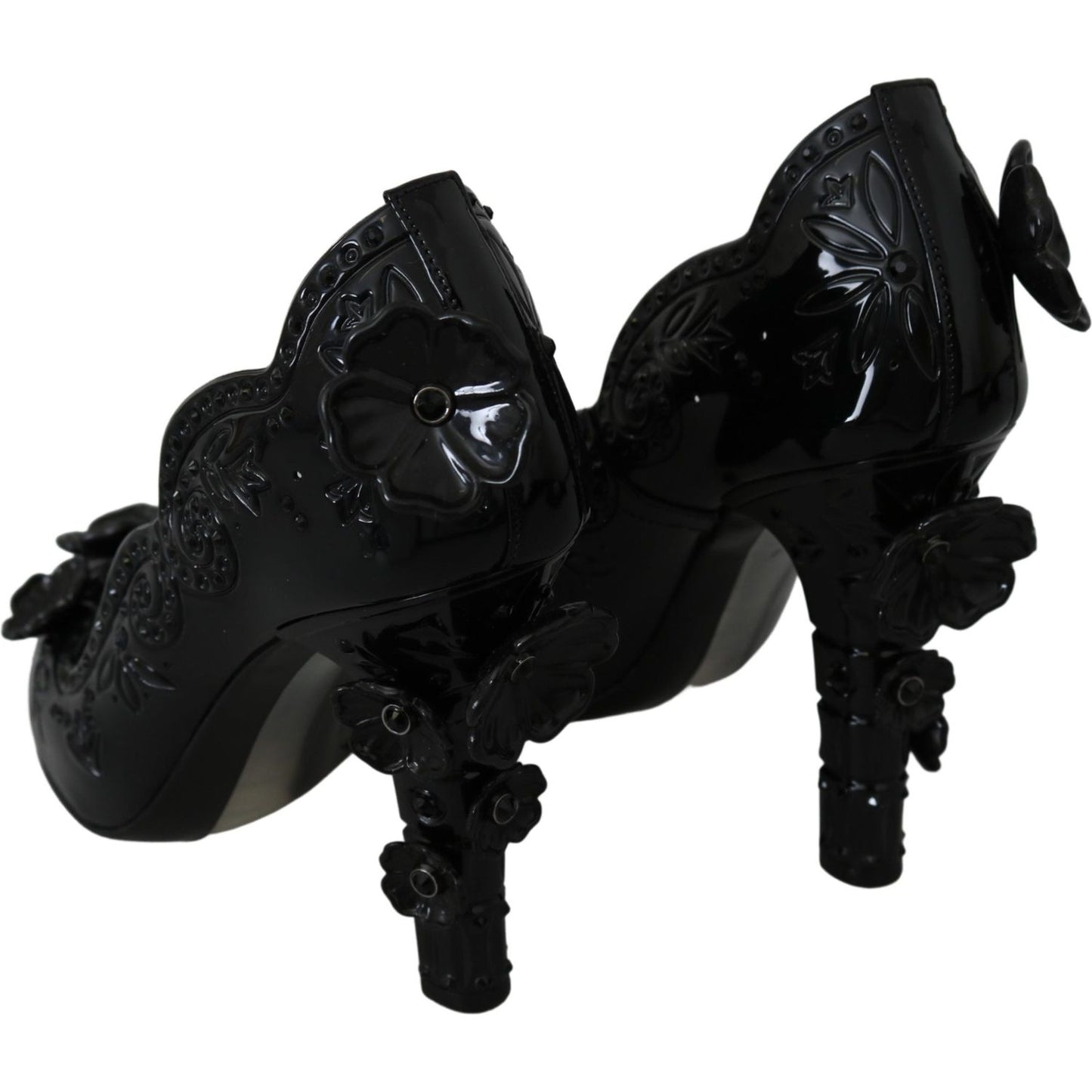 Dolce & Gabbana Enchanting Crystal Cinderella Pumps Dolce & Gabbana Black