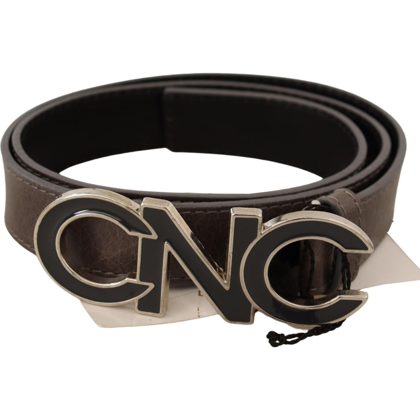 Costume National Elegant Waxed Cotton Fashion Belt WOMAN BELTS Costume National Black