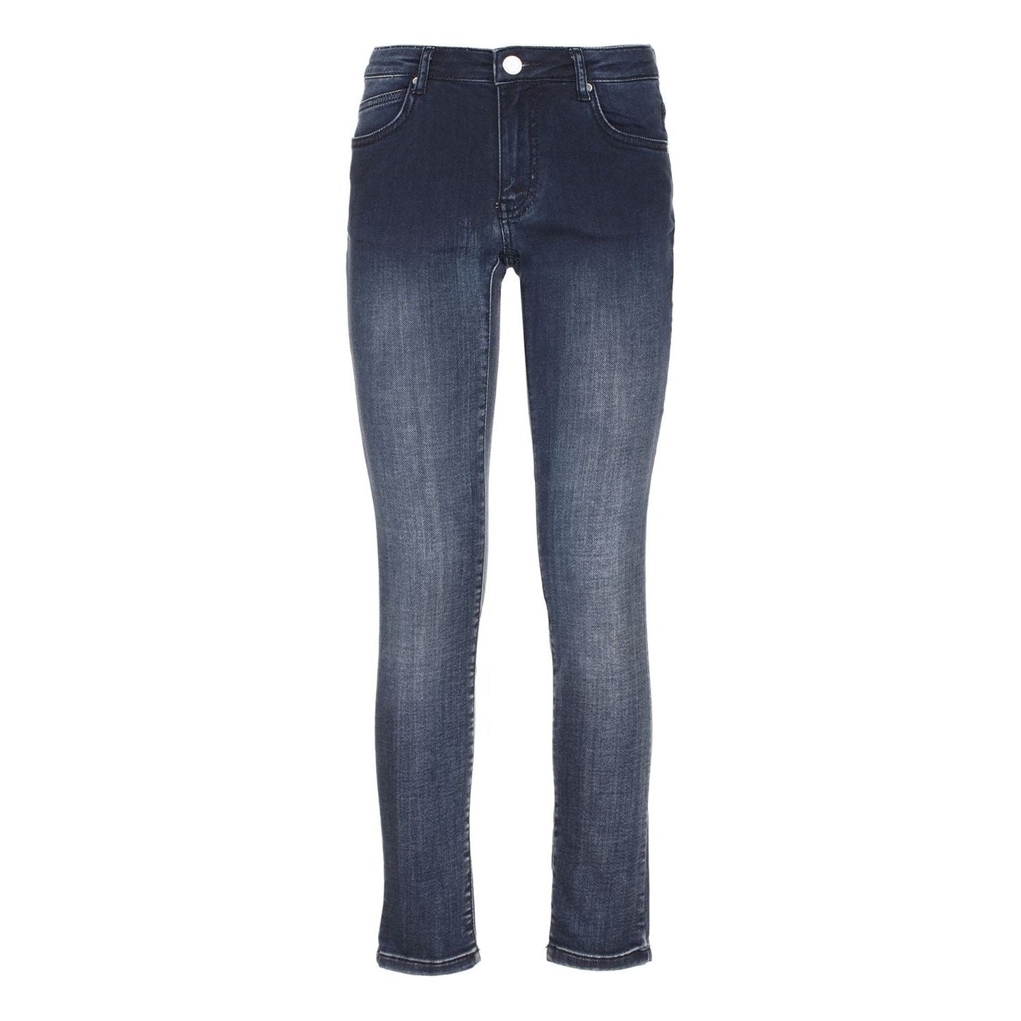 Maison Espin Chic Blue Skinny Sweat Pants for Everyday Elegance Jeans & Pants Maison Espin Dark Slate Gray