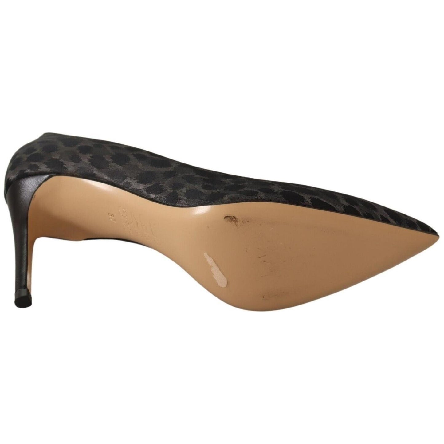 Sofia Elegant Black Leopard Print Leather Heels WOMAN PUMPS Sofia Rosy Brown