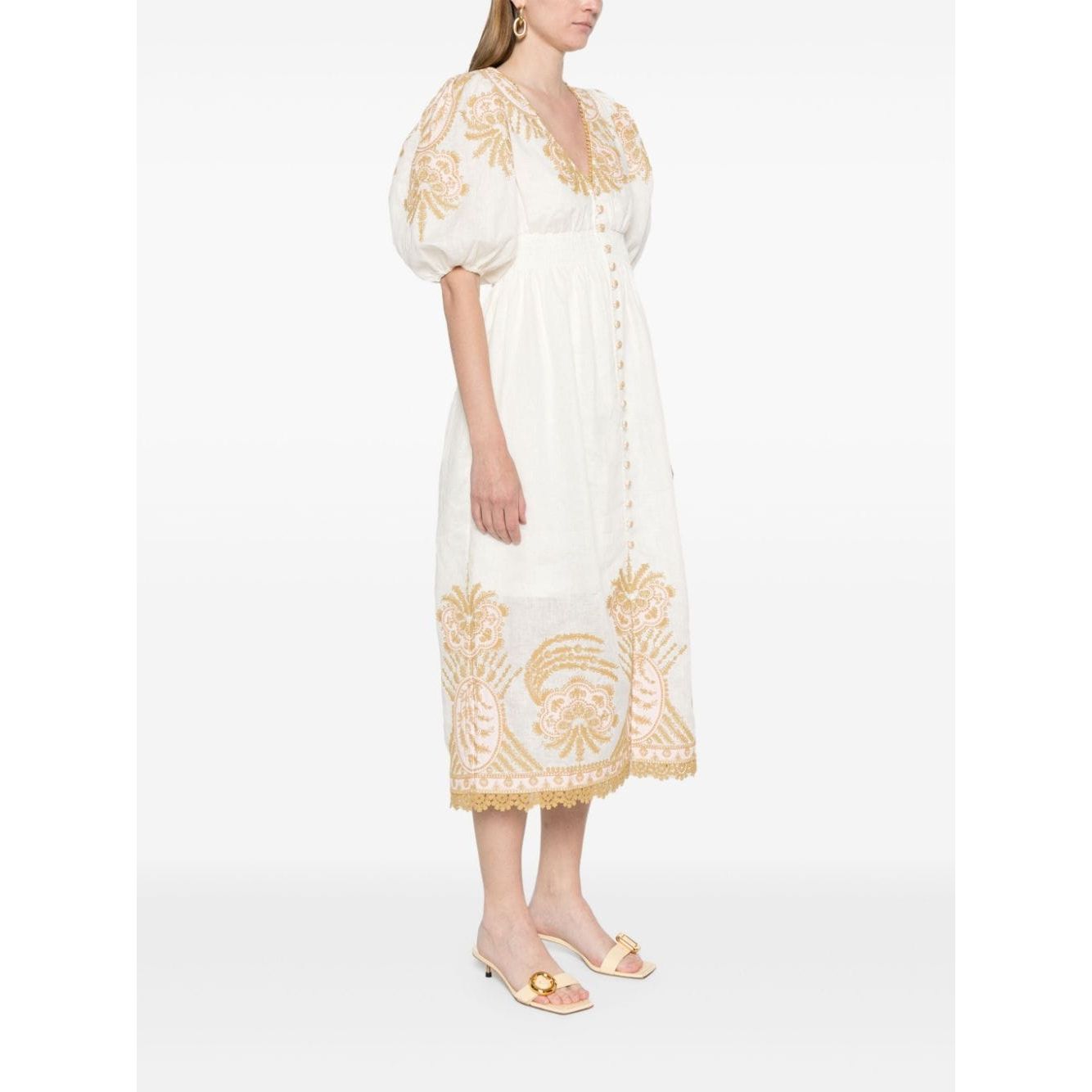 Zimmermann Dresses Beige Dresses Zimmermann White Smoke
