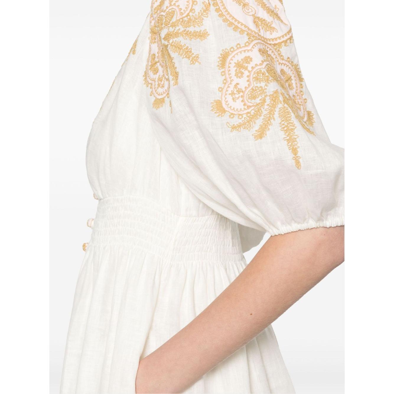 Zimmermann Dresses Beige Dresses Zimmermann White Smoke