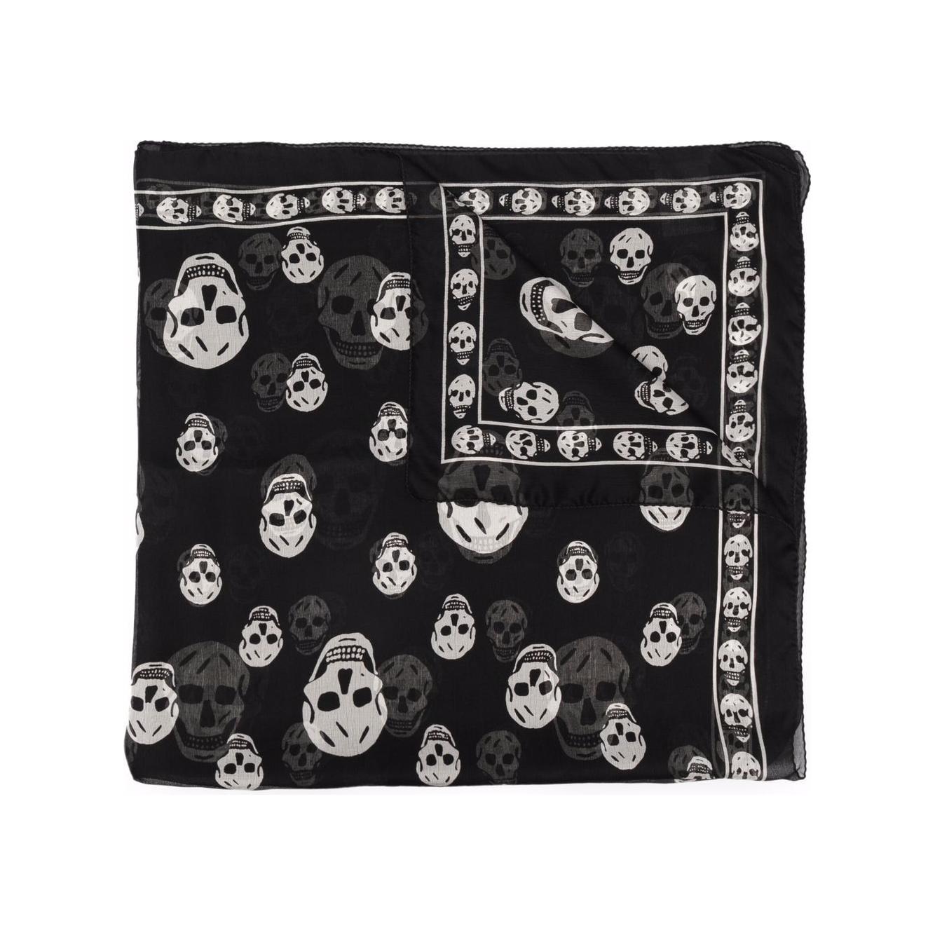 Alexander McQueen Scarfs Black Scarves Hats & Gloves Alexander Mcqueen Gray