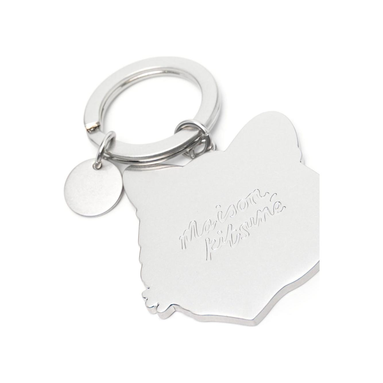 MAISON KITSUNE' Keychains Beige Small Leather Goods Maison Kitsune Lavender