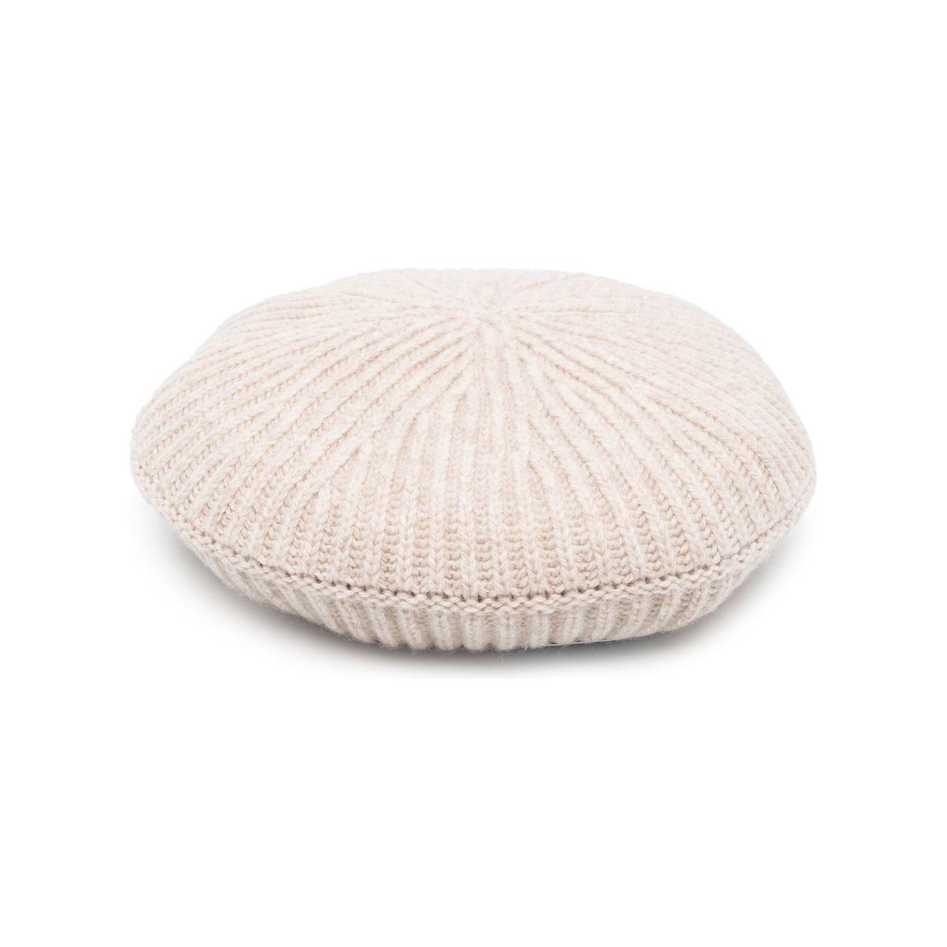 GANNI Hats Beige Scarves Hats & Gloves Ganni Antique White