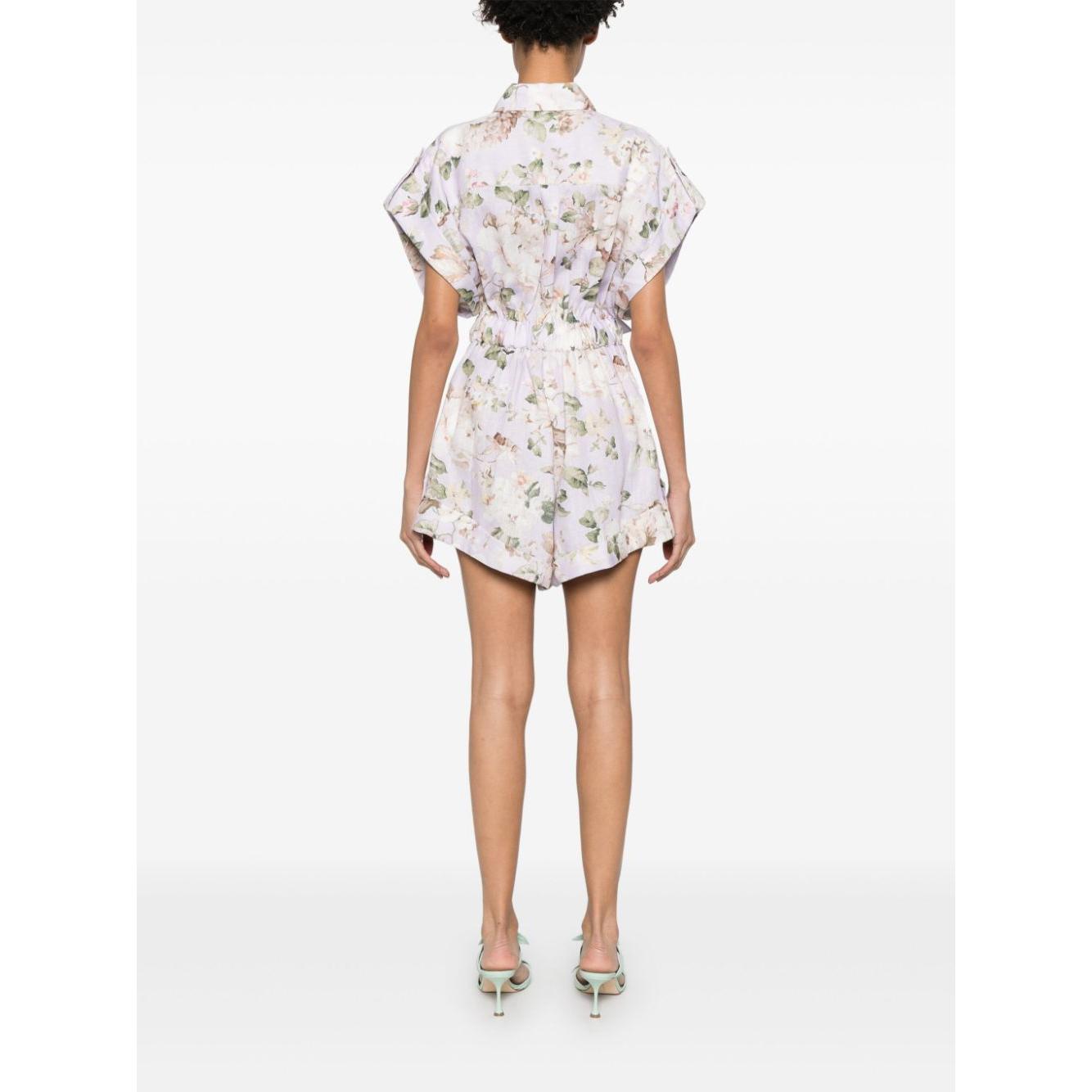 Zimmermann Dresses Lilac Jumpsuits Zimmermann White Smoke