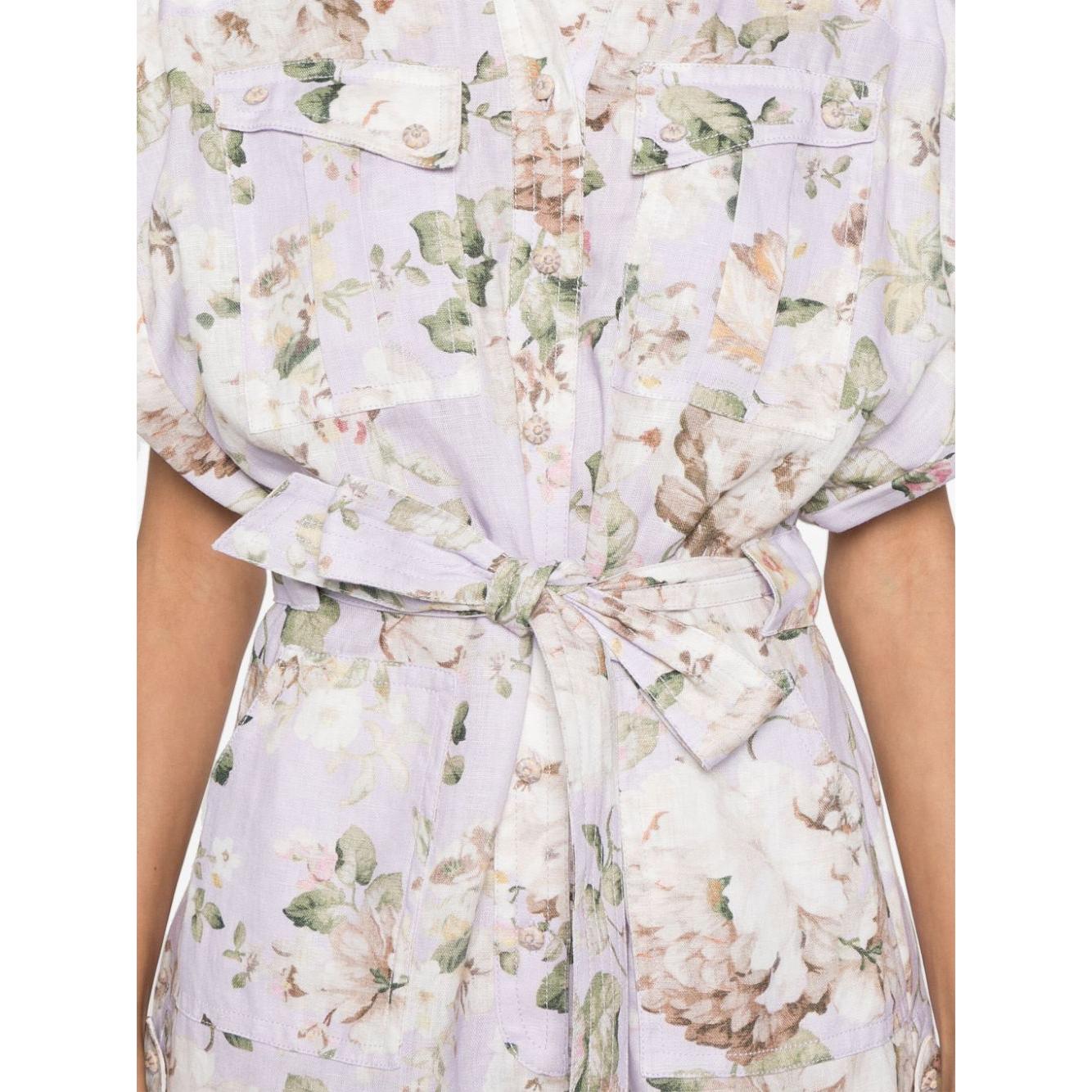 Zimmermann Dresses Lilac Jumpsuits Zimmermann Light Gray