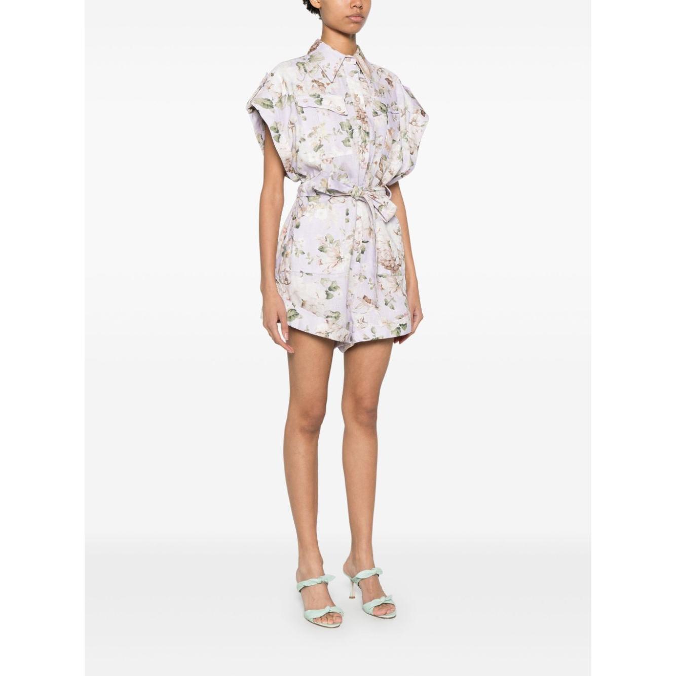 Zimmermann Dresses Lilac Jumpsuits Zimmermann White Smoke