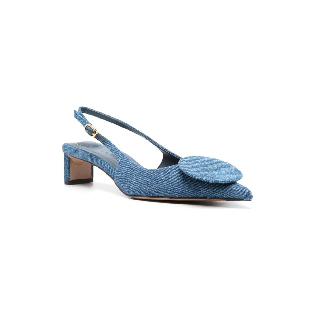 Jacquemus The low Duelo slingbacks Medium Heel JACQUEMUS Slate Gray