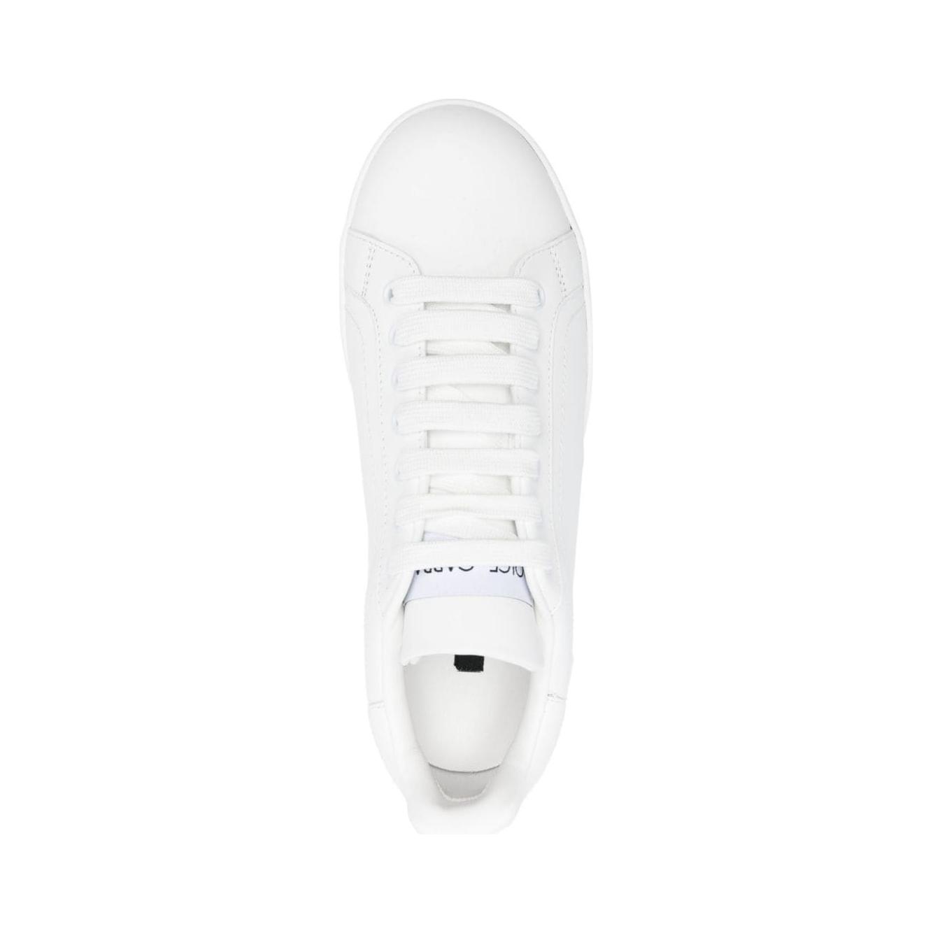 Dolce & Gabbana Portofino leather sneakers Sneakers Dolce & Gabbana White Smoke