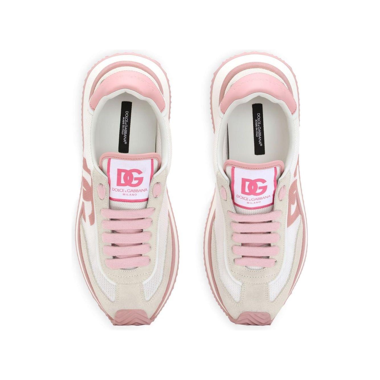Dolce & Gabbana DG cushion sneakers in mixed materials Sneakers Dolce & Gabbana Light Gray