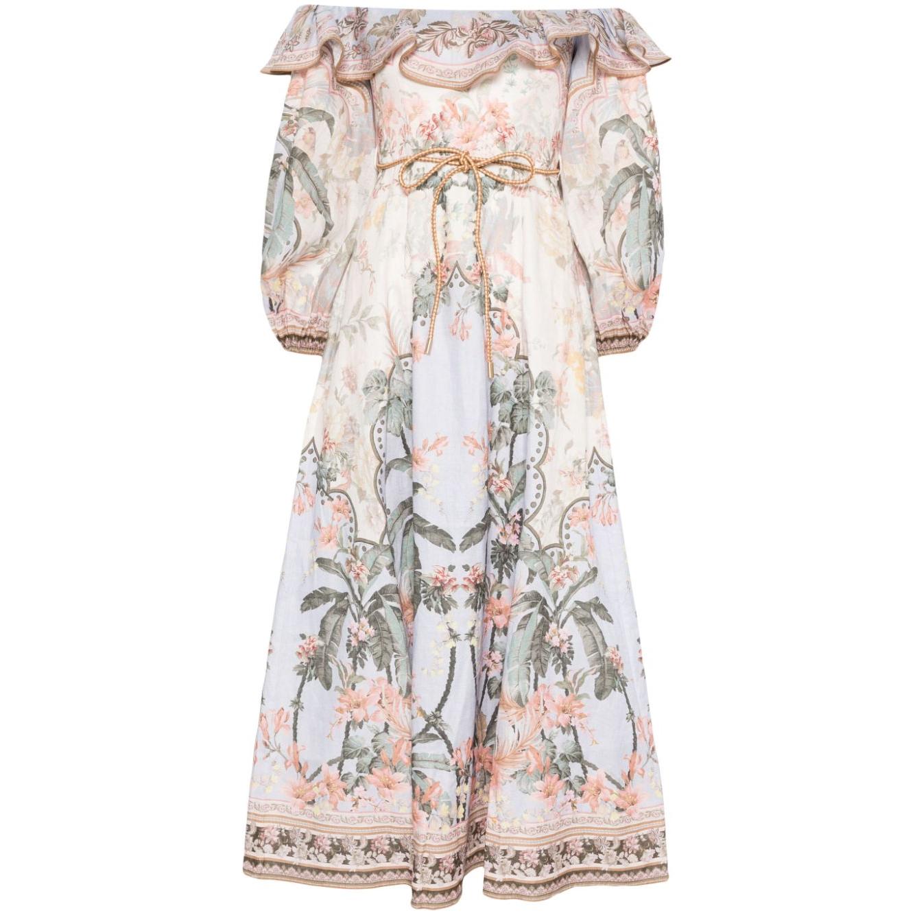 Zimmermann Dresses Beige Dresses Zimmermann Light Gray