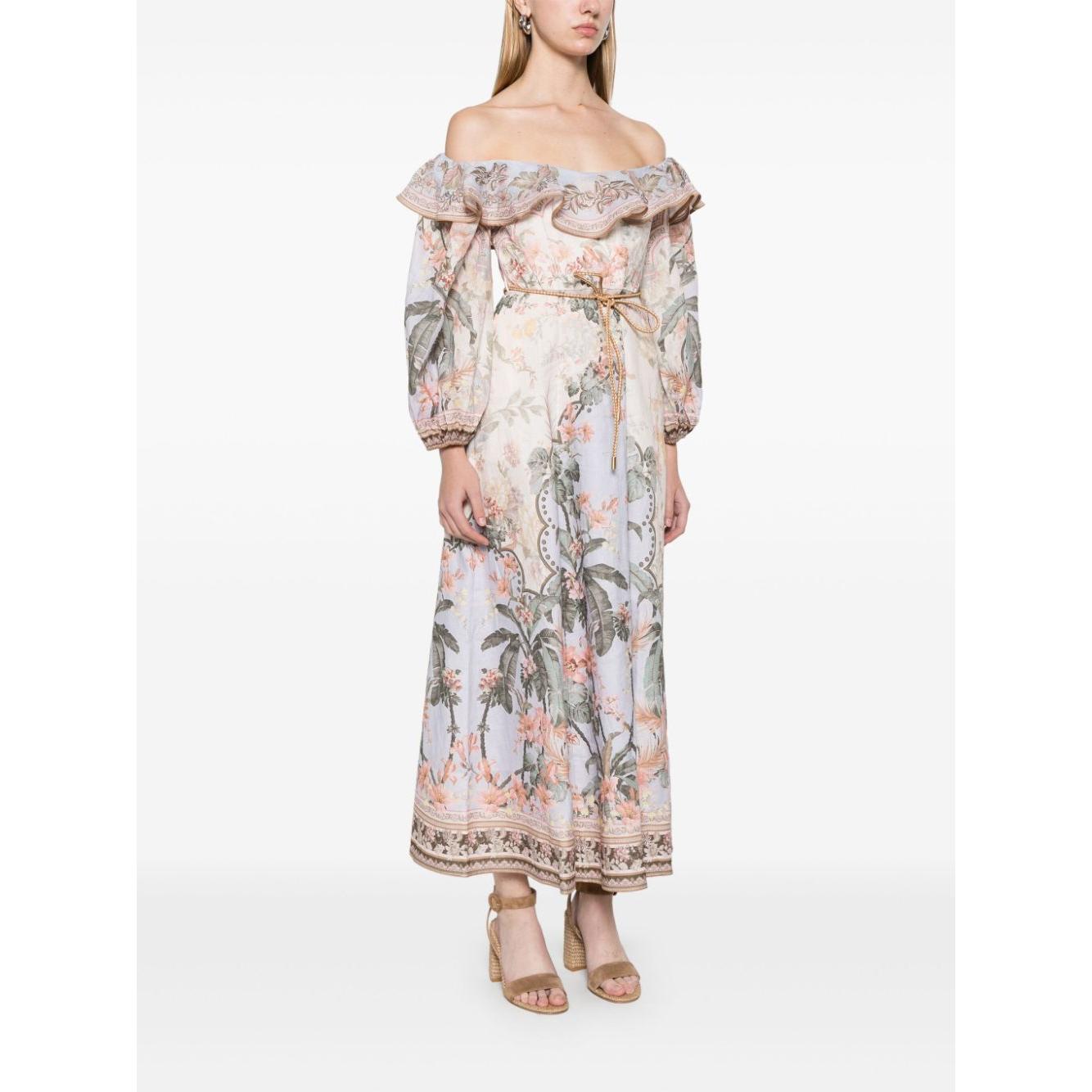 Zimmermann Dresses Beige Dresses Zimmermann White Smoke