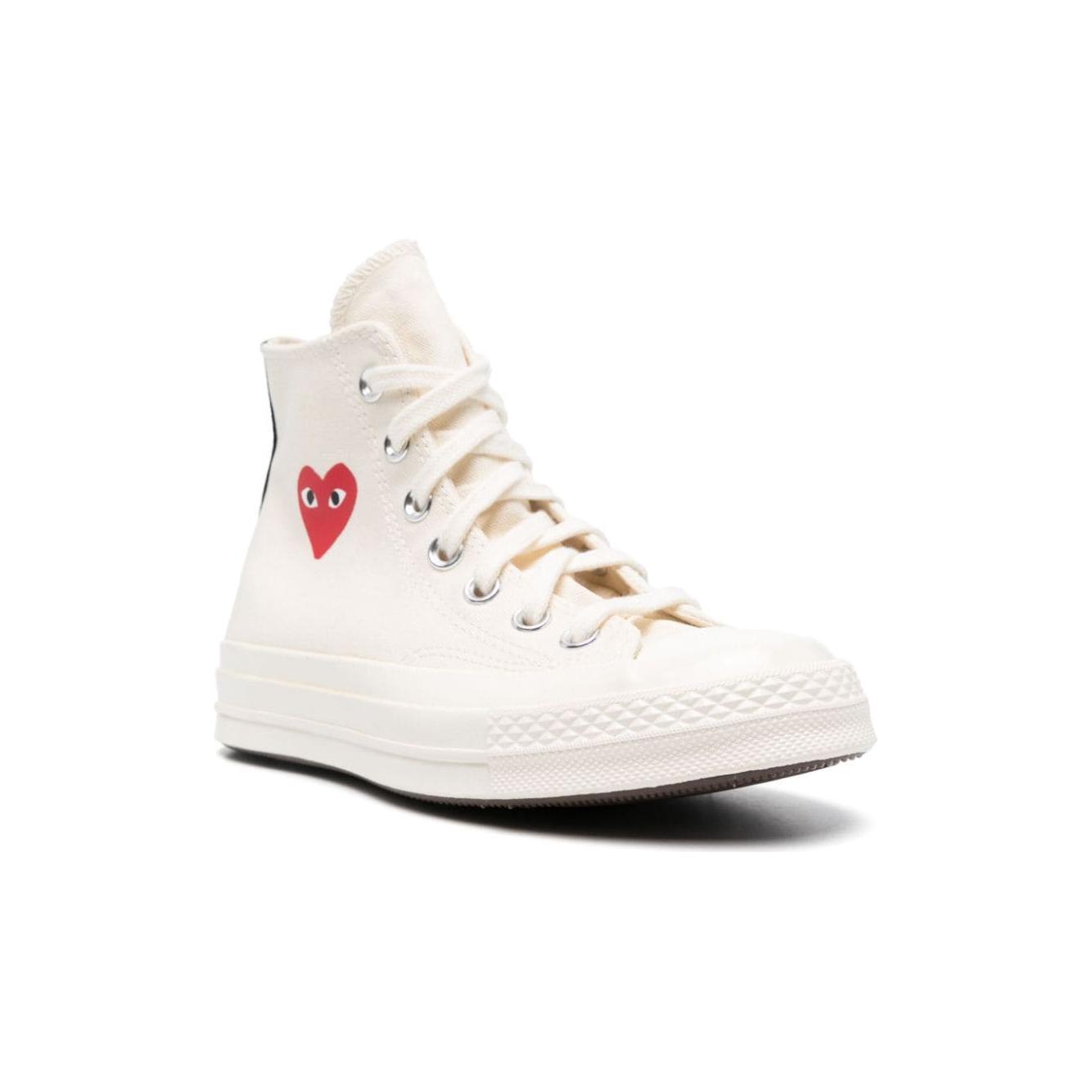 Comme Des Garcons x Converse Sneakers PLAY Chuck 70 "Cream" Sneakers Comme Des Garcons Antique White