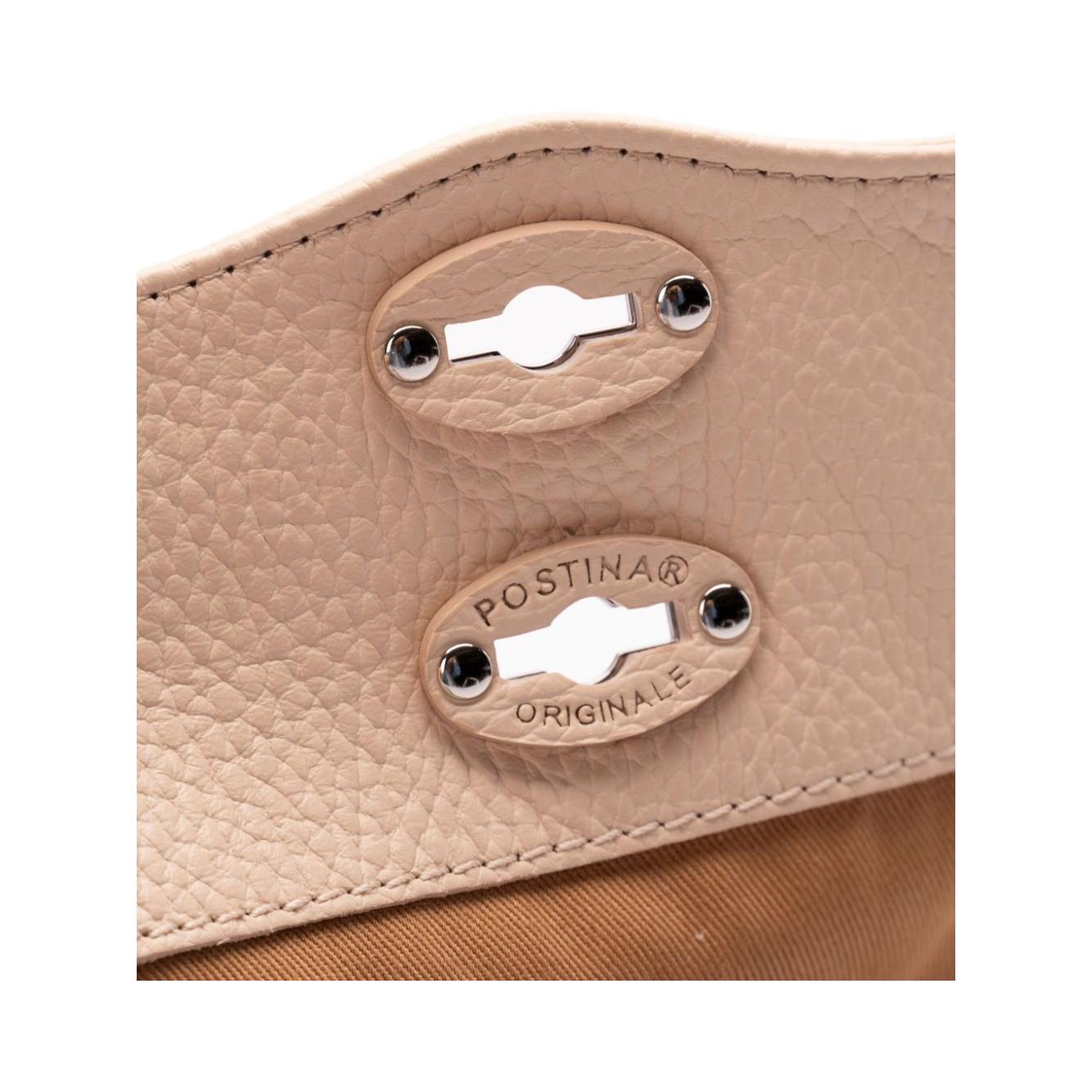 Zanellato Postina small bag in hammered leather Handbag Zanellato Rosy Brown