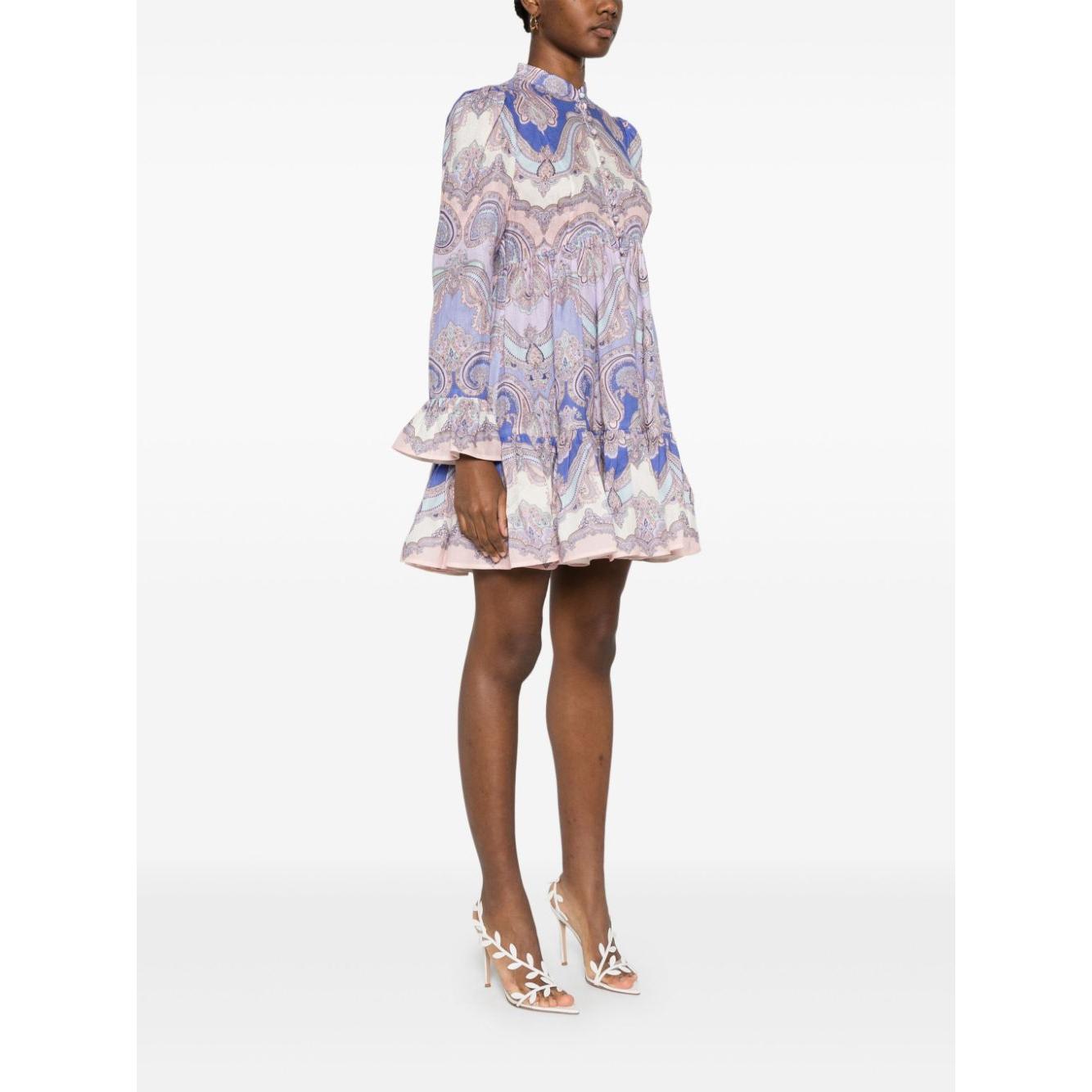Zimmermann Dresses Purple Dresses Zimmermann White Smoke