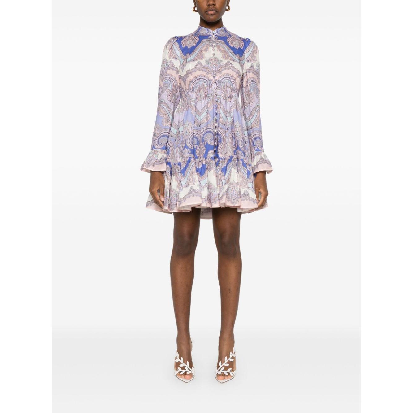 Zimmermann Dresses Purple Dresses Zimmermann White Smoke