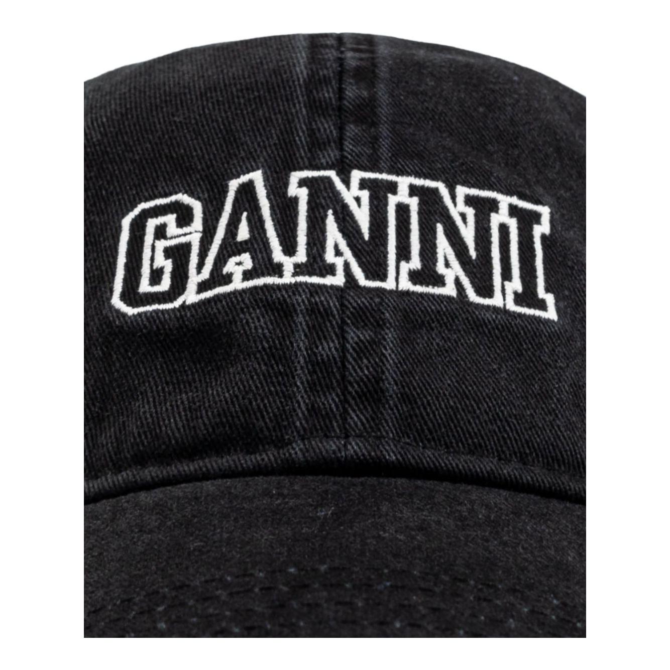 GANNI Hats Black Scarves Hats & Gloves Ganni Black