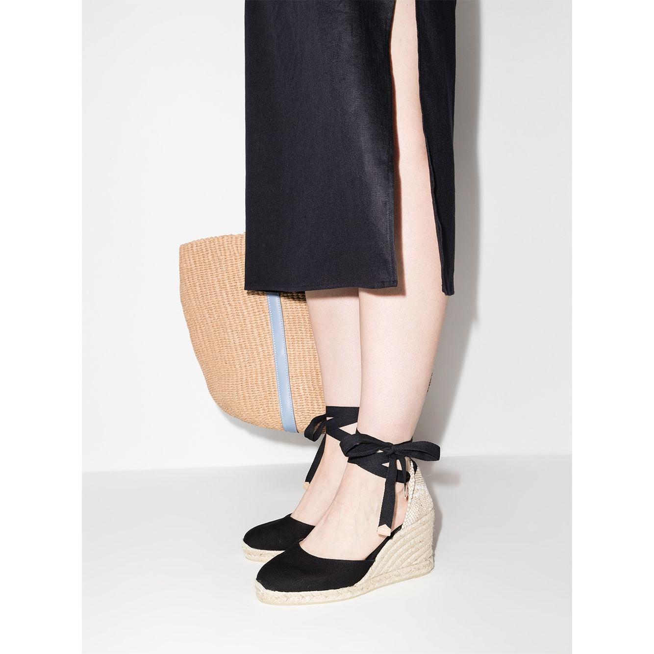 Castaner Flat shoes Black Espadrilles Castaner Dark Slate Gray