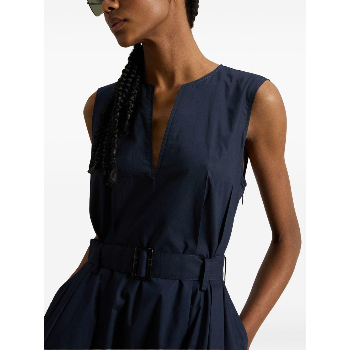 Woolrich Sleeveless dress in pure cotton poplin