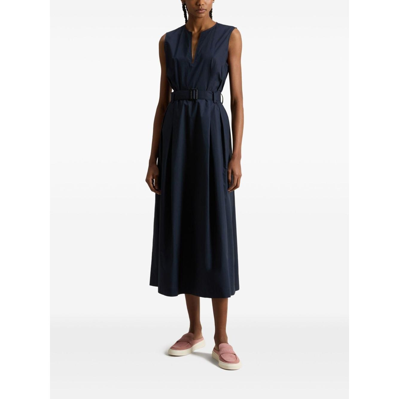 Woolrich Sleeveless dress in pure cotton poplin