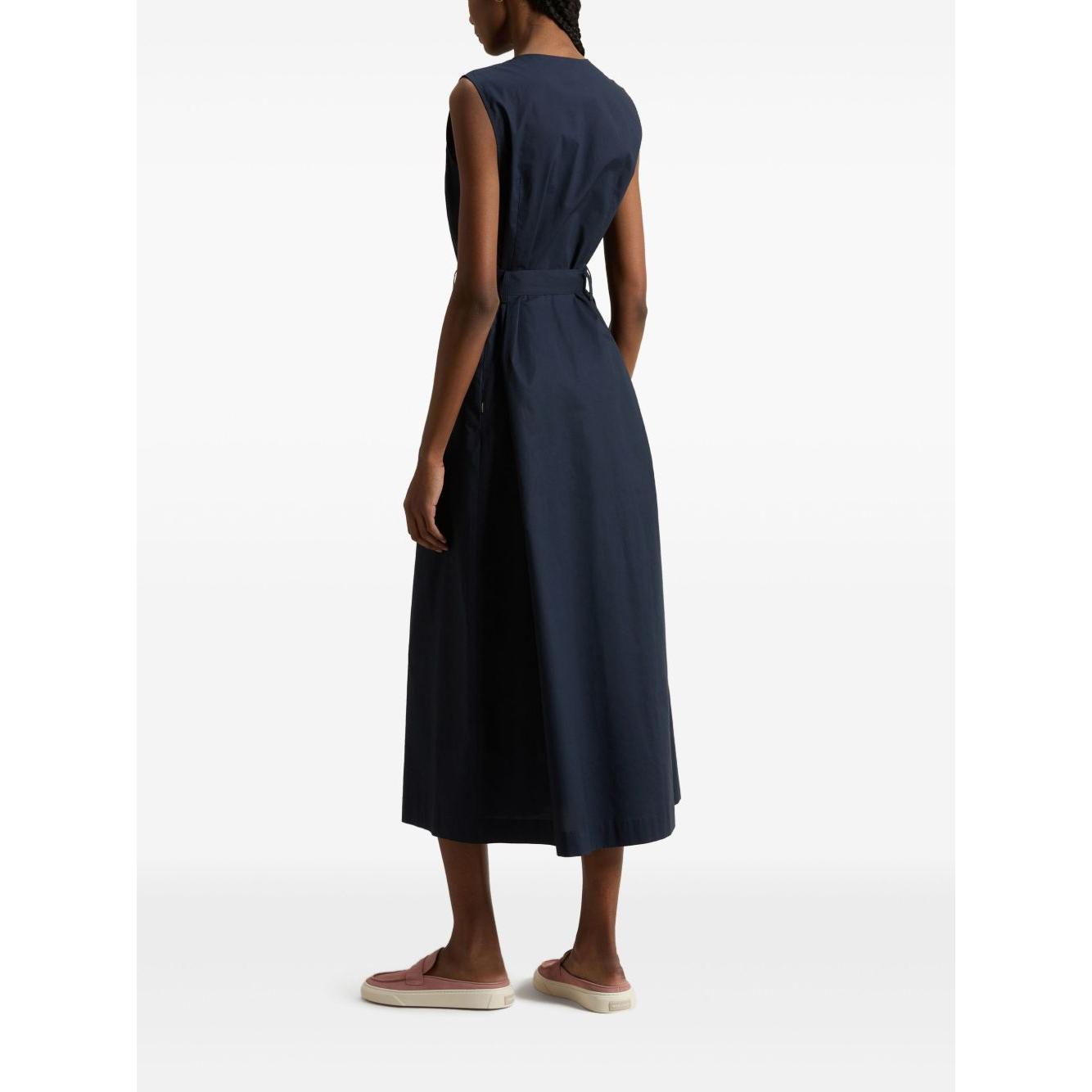 Woolrich Sleeveless dress in pure cotton poplin