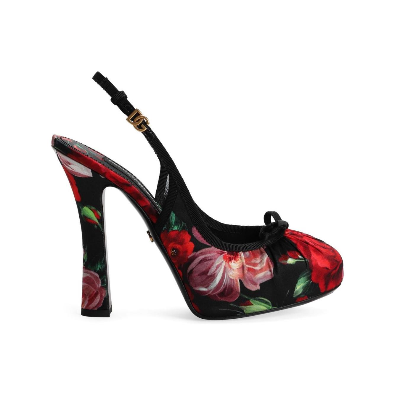 Dolce & Gabbana satin slingbacks Medium Heel Dolce & Gabbana Tan