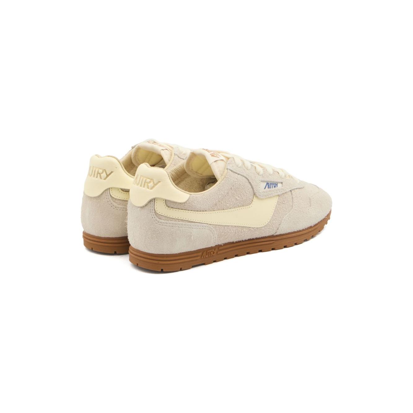 Autry Windspin in suede & Leather Sneakers Autry Light Gray