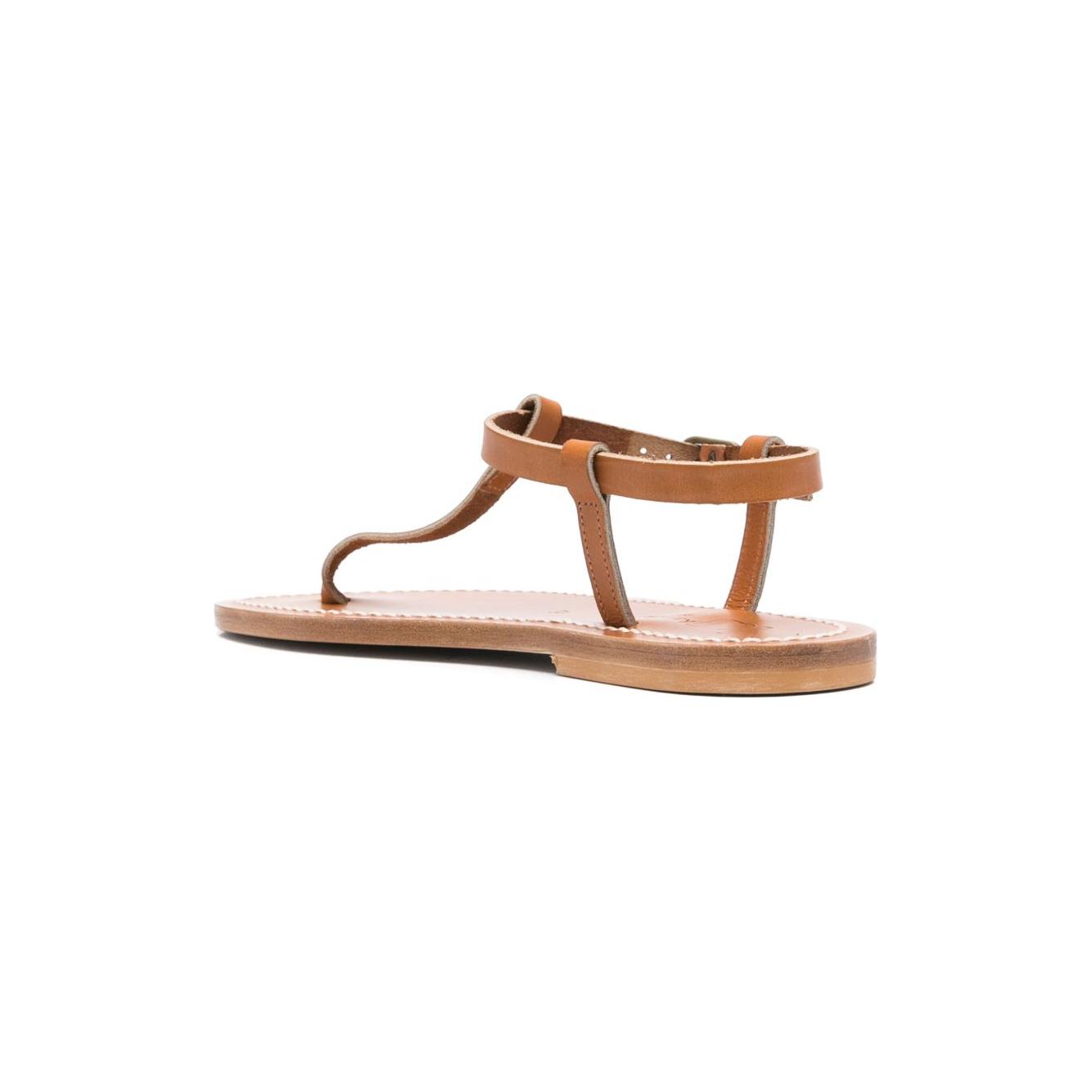K Jacques St Tropez Sandals Leather Brown Sandals K Jacques St Tropez Sienna