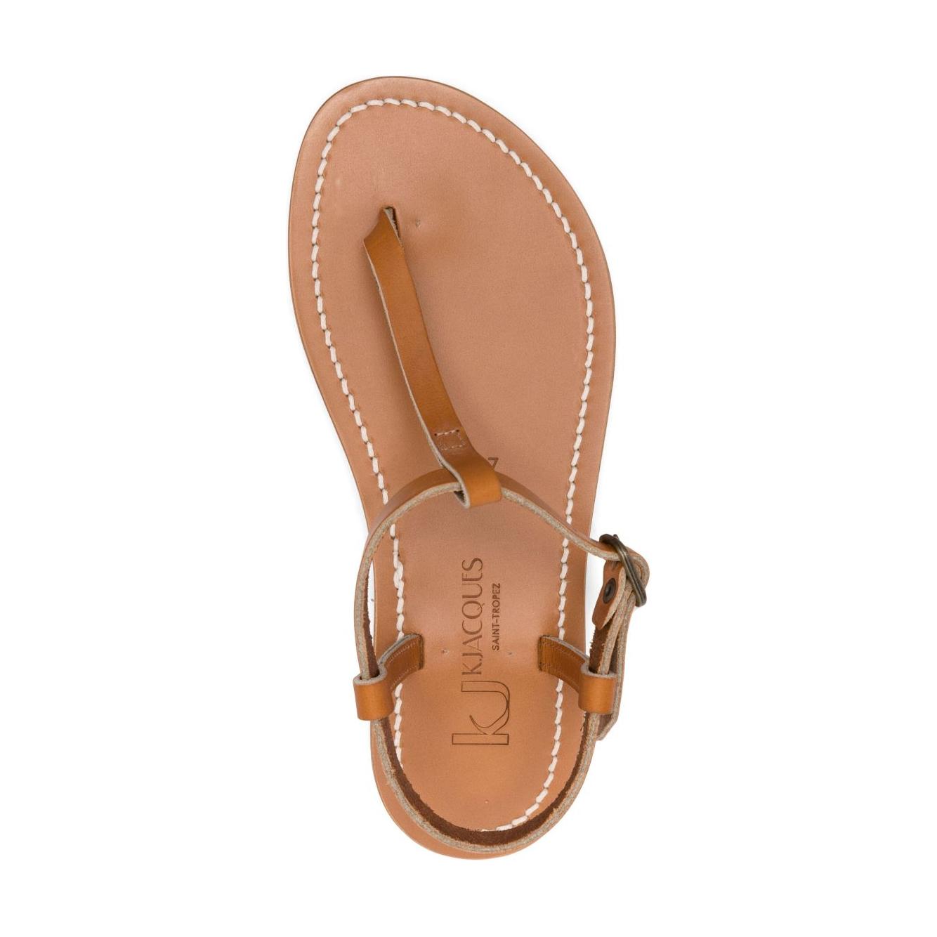 K Jacques St Tropez Sandals Leather Brown Sandals K Jacques St Tropez Rosy Brown