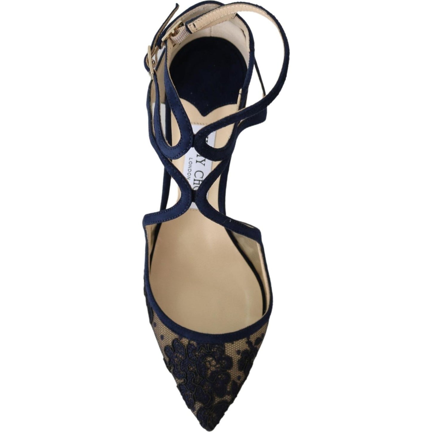 Jimmy Choo Navy Lancer Leather Pumps Elegance Unleashed Jimmy Choo Tan