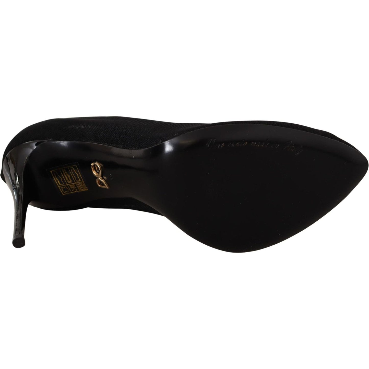 Dolce & Gabbana Elegant Black Stretch Socks Boots Dolce & Gabbana Black