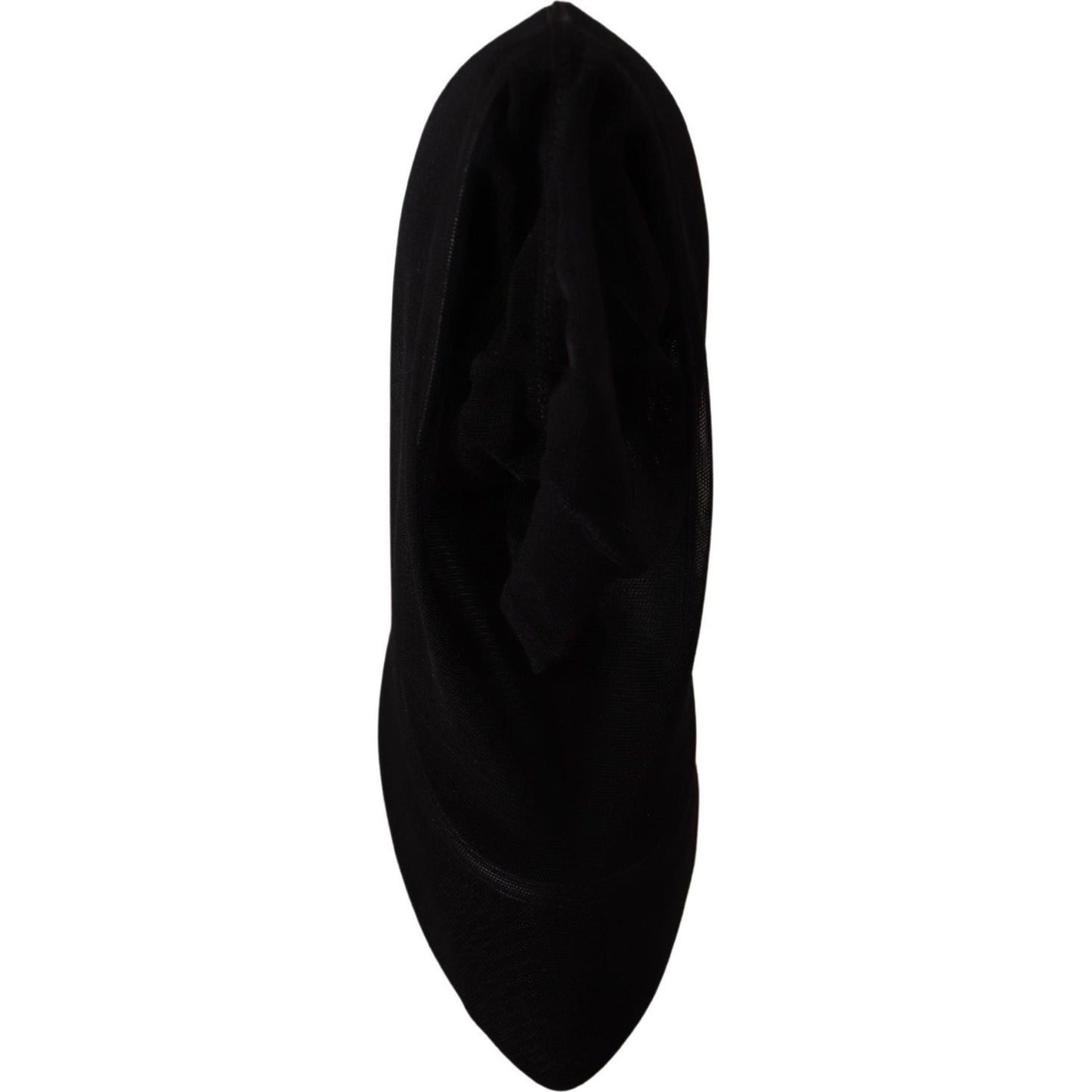 Dolce & Gabbana Elegant Black Stretch Socks Boots Dolce & Gabbana Black