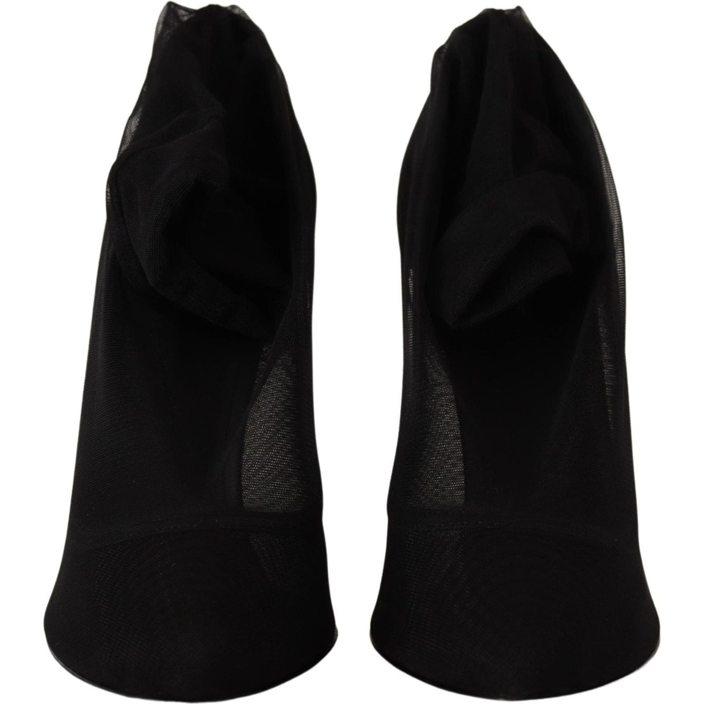 Dolce & Gabbana Elegant Black Stretch Socks Boots Dolce & Gabbana Black
