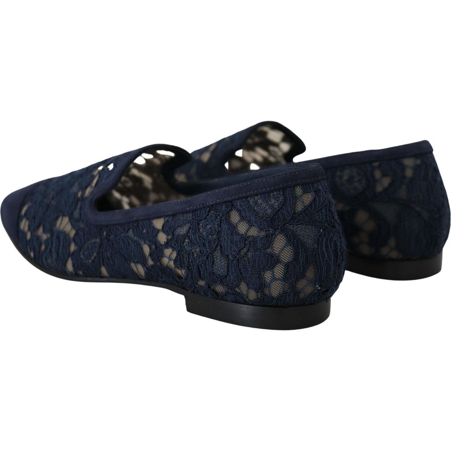 Dolce & Gabbana Elegant Blue Loafers Flats - Summer Chic Dolce & Gabbana Dark Slate Gray