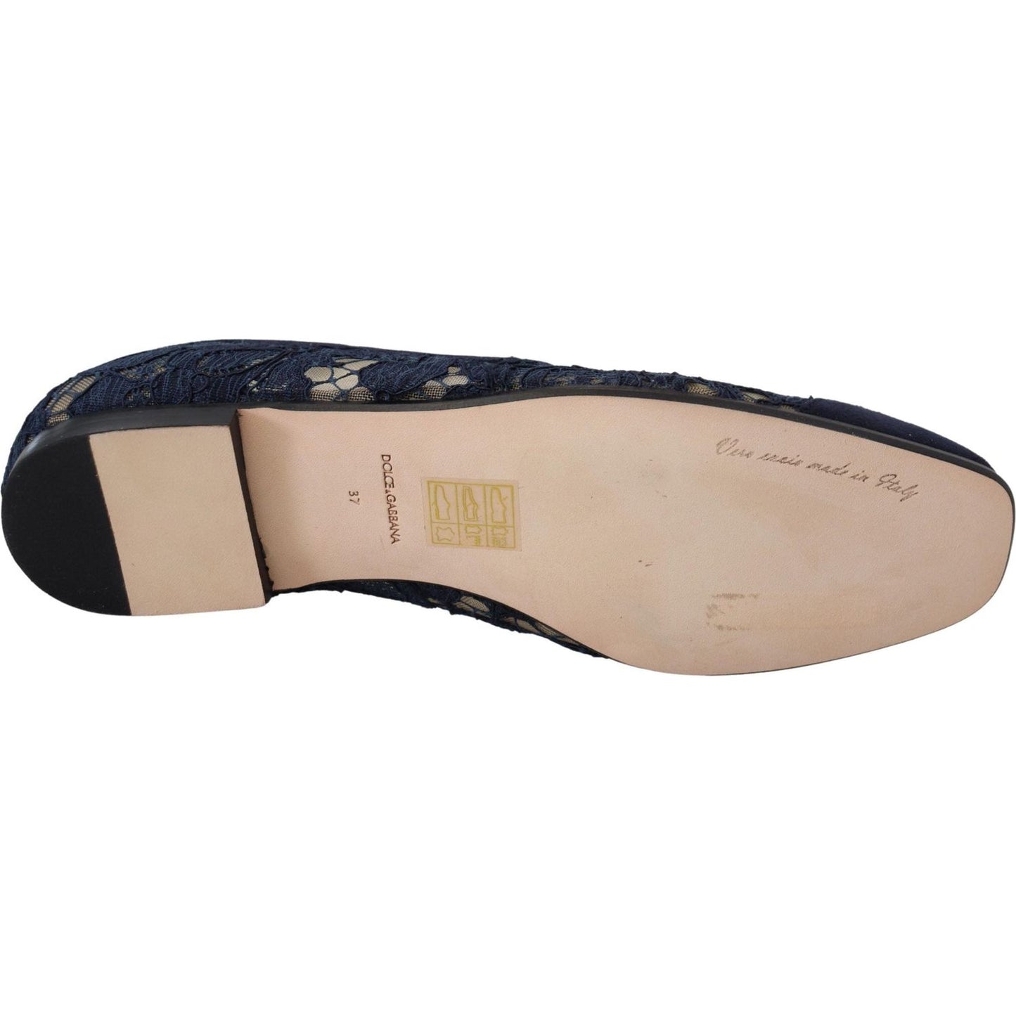 Dolce & Gabbana Elegant Blue Loafers Flats - Summer Chic Dolce & Gabbana Tan