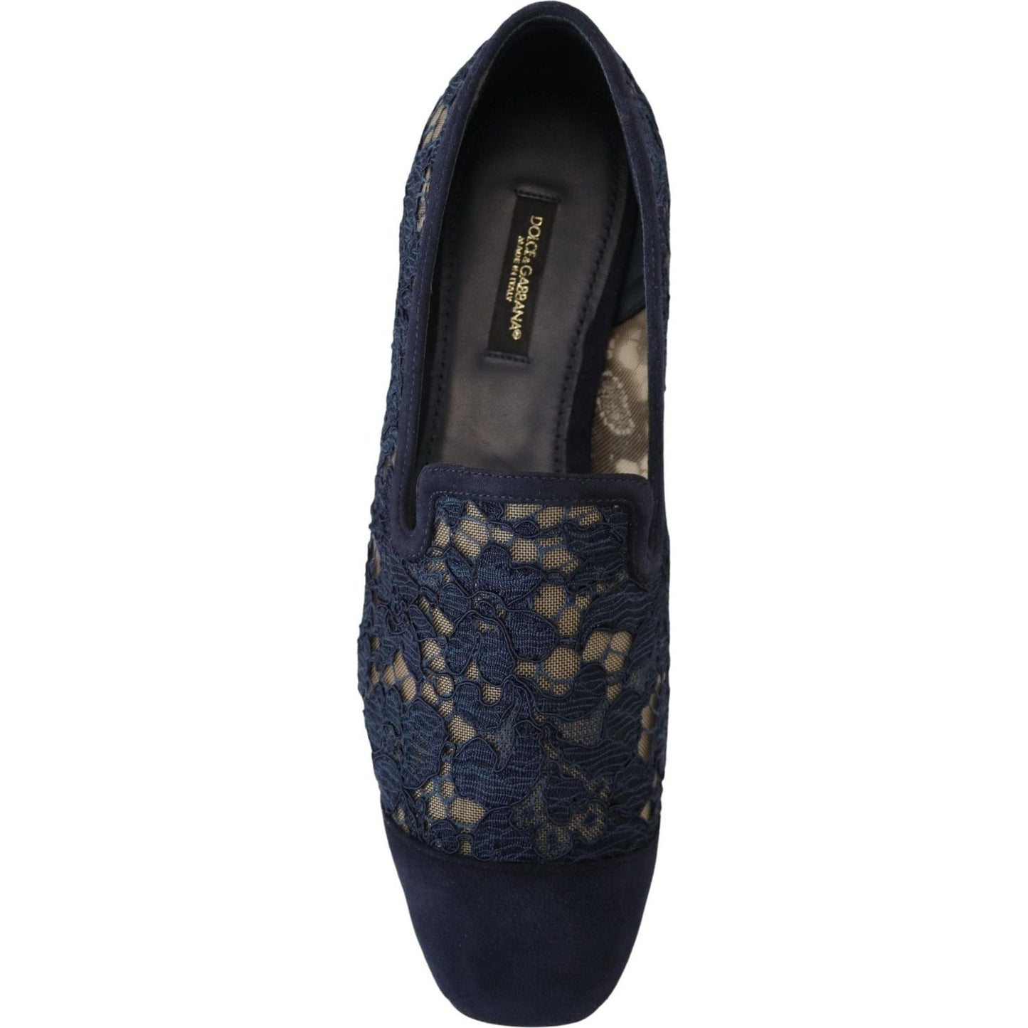 Dolce & Gabbana Elegant Blue Loafers Flats - Summer Chic Dolce & Gabbana Dark Slate Gray