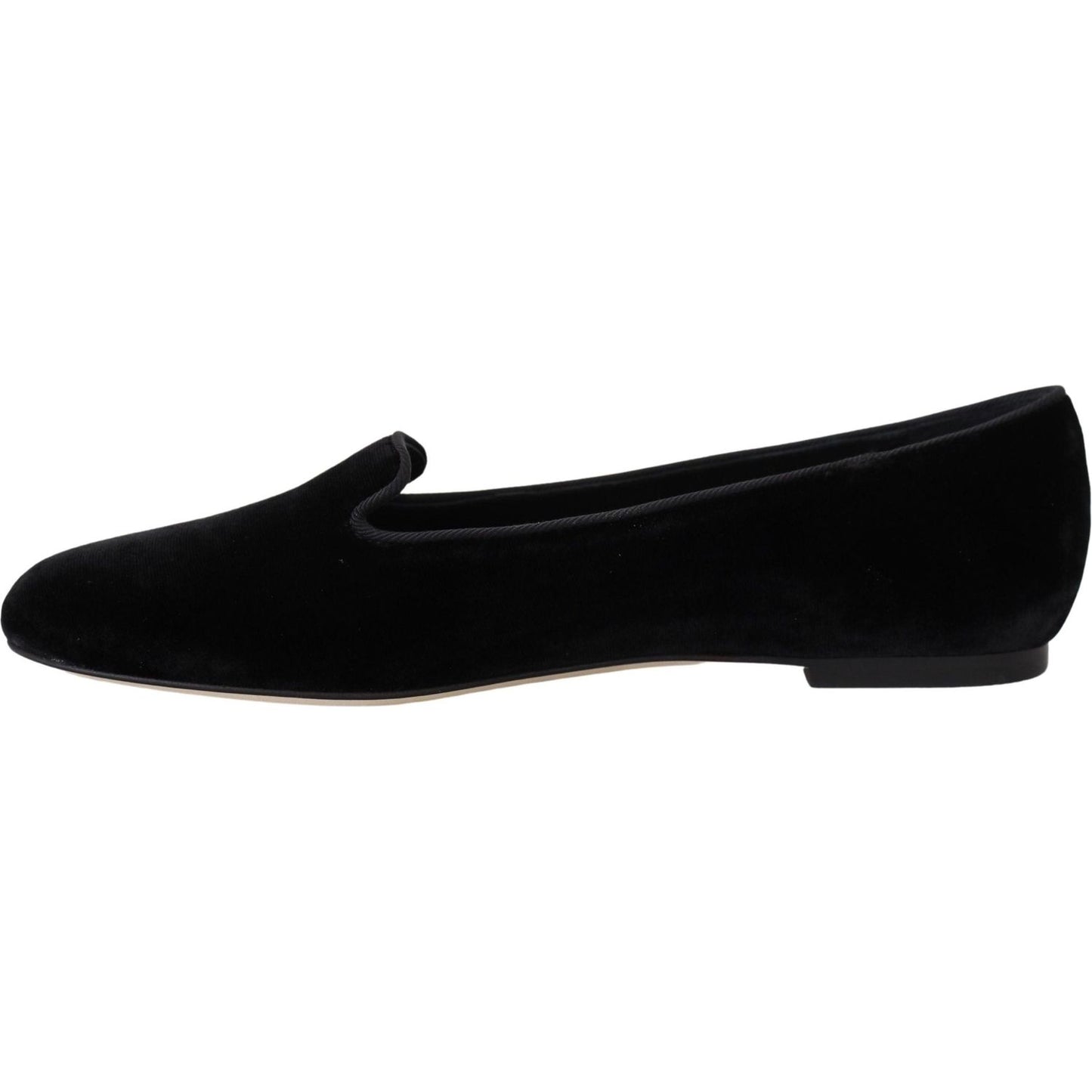 Dolce & Gabbana Elegant Black Silk-Blend Loafers Dolce & Gabbana Black